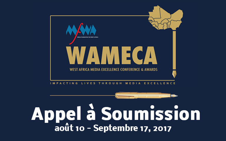 CONFÉRENCE D’EXCELLENCE DES MÉDIAS D’AFRIQUE DE L’OUEST ET REMISE DES PRIX – Appel à Soumission