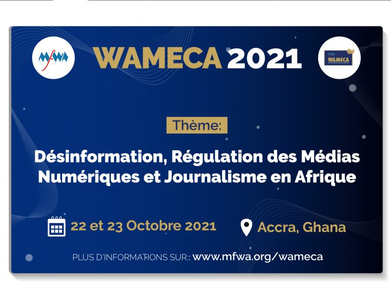 WAMECA 2021 prévue les 22 et 23 Octobre 2021