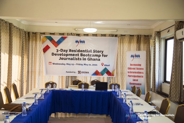 Photo Story: Residential Story Development Bootcamp for Journalists in Ghana