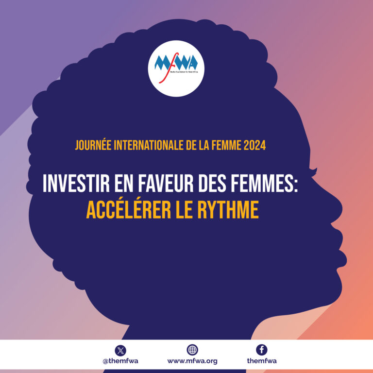 Journée Internationale de la femme 2024 : Promouvoir des politiques et une culture d’égalité des chances pour les femmes dans les salles de rédaction