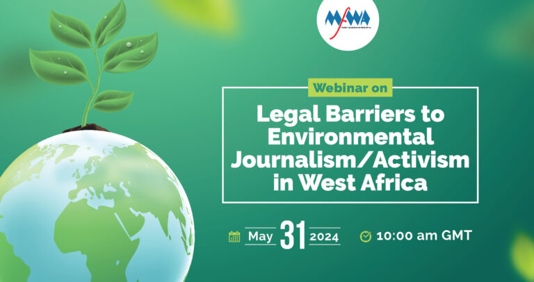 MFWA to host webinar on legal barriers to environmental journalism